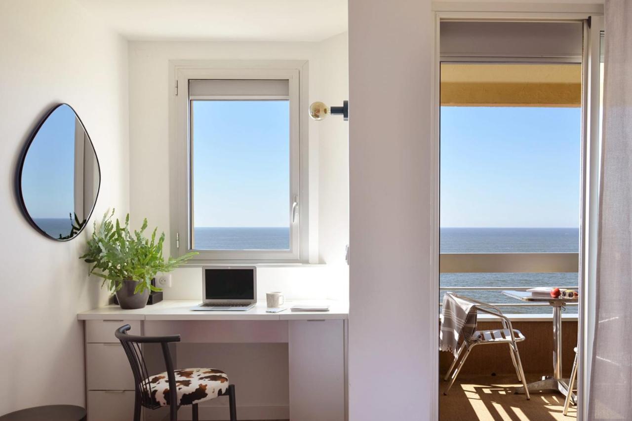 Nouvelle Vague Modern Ocean View Studio W Balcony - Swimming Pool Biarritz Eksteriør bilde